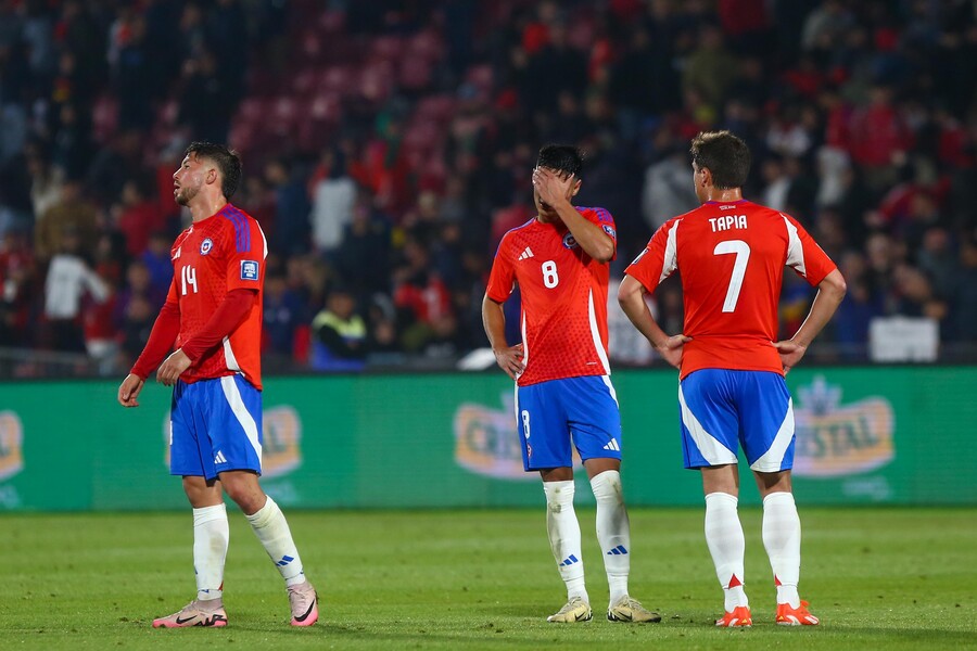 Selección Chilena tras la derrota de Brasil