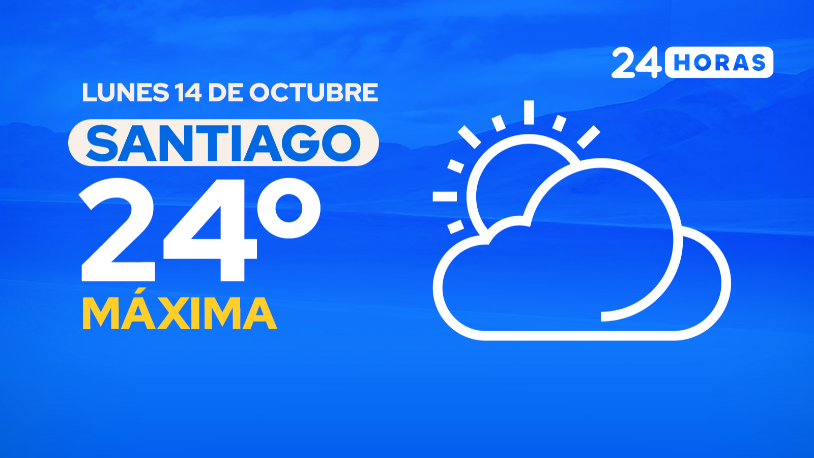 El tiempo en Santiago: lunes 14 de octubre de 2024