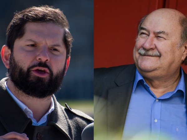 Gabriel Boric y Antonio Sk´rmeta