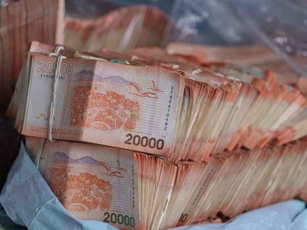 Dinero, billetes de robo