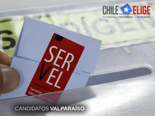 Candidatos a gobernador y CORE en Valparaíso