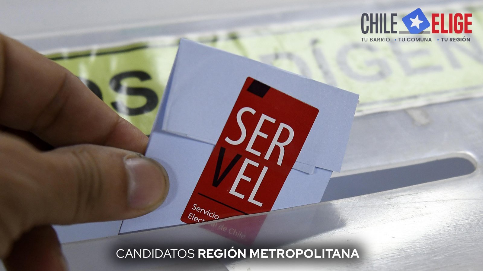 Candidatos a gobernador y CORE en la región Metropolitana