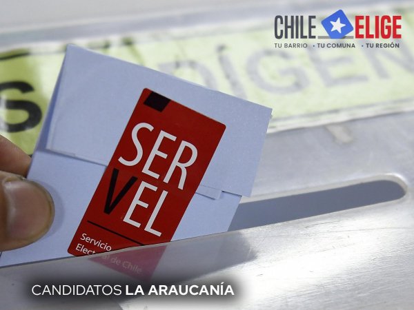 Candidatos a gobernador y CORE en La Araucanía