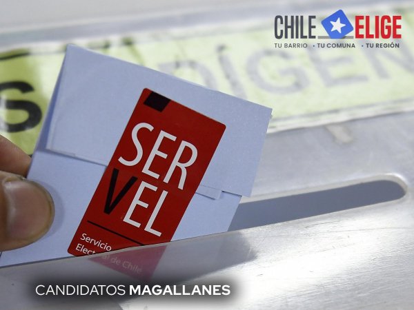 Candidatos a gobernador y CORE en Magallanes