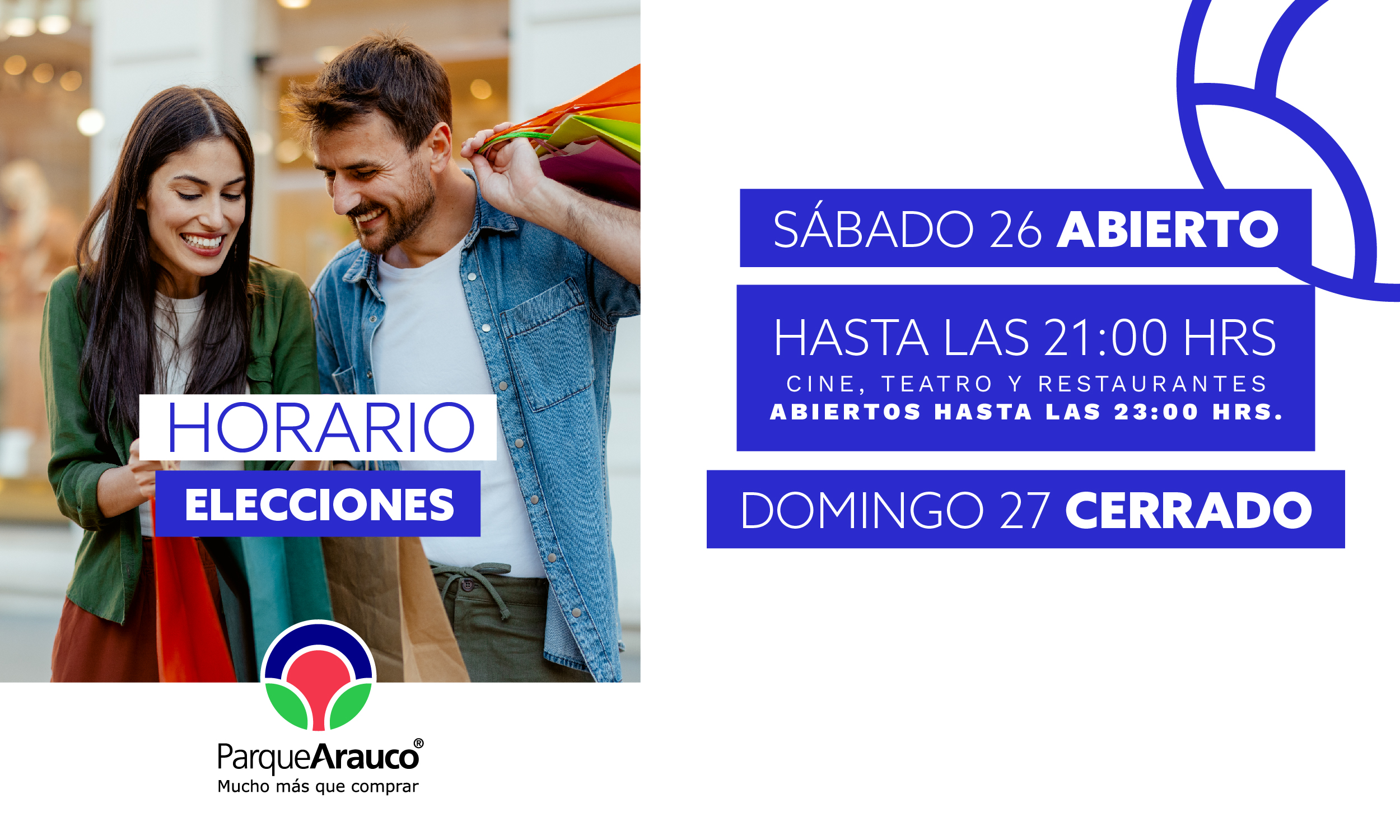 Horarios Parque Arauco