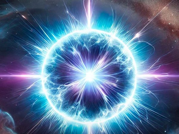 Telescopio espacial observando estrellas de neutrones en la constelación de Sagitario.