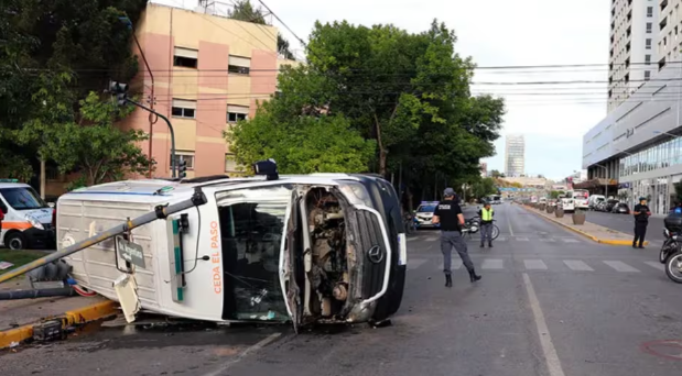 Accidente ambulancia Micaela Blanco