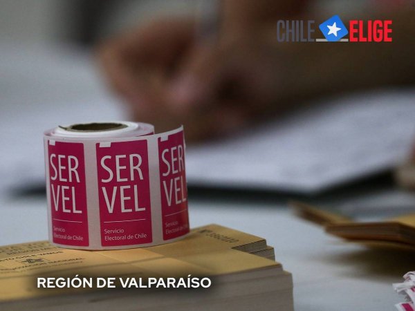 Resultados gobernadores Valparaíso
