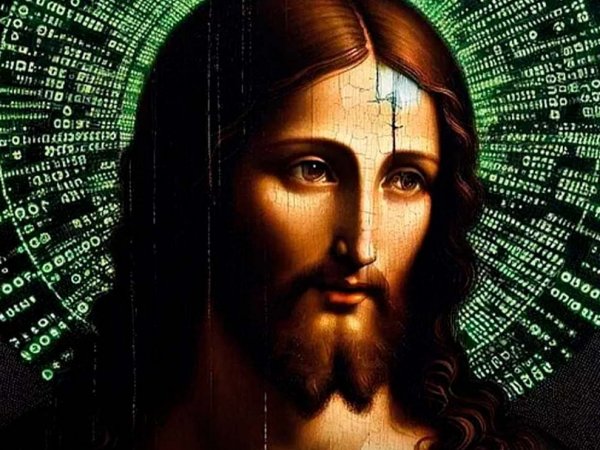 Holograma de Jesús impulsado por IA en el confesionario de una iglesia en Suiza.