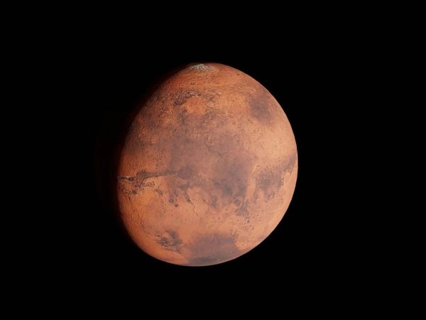 Representación de Marte.