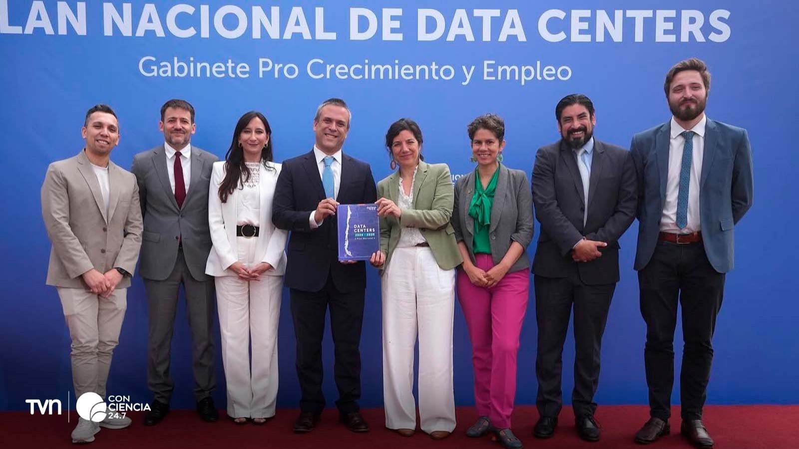 Presentación del Plan Nacional de Data Centers con enfoque en energías renovables en Chile.