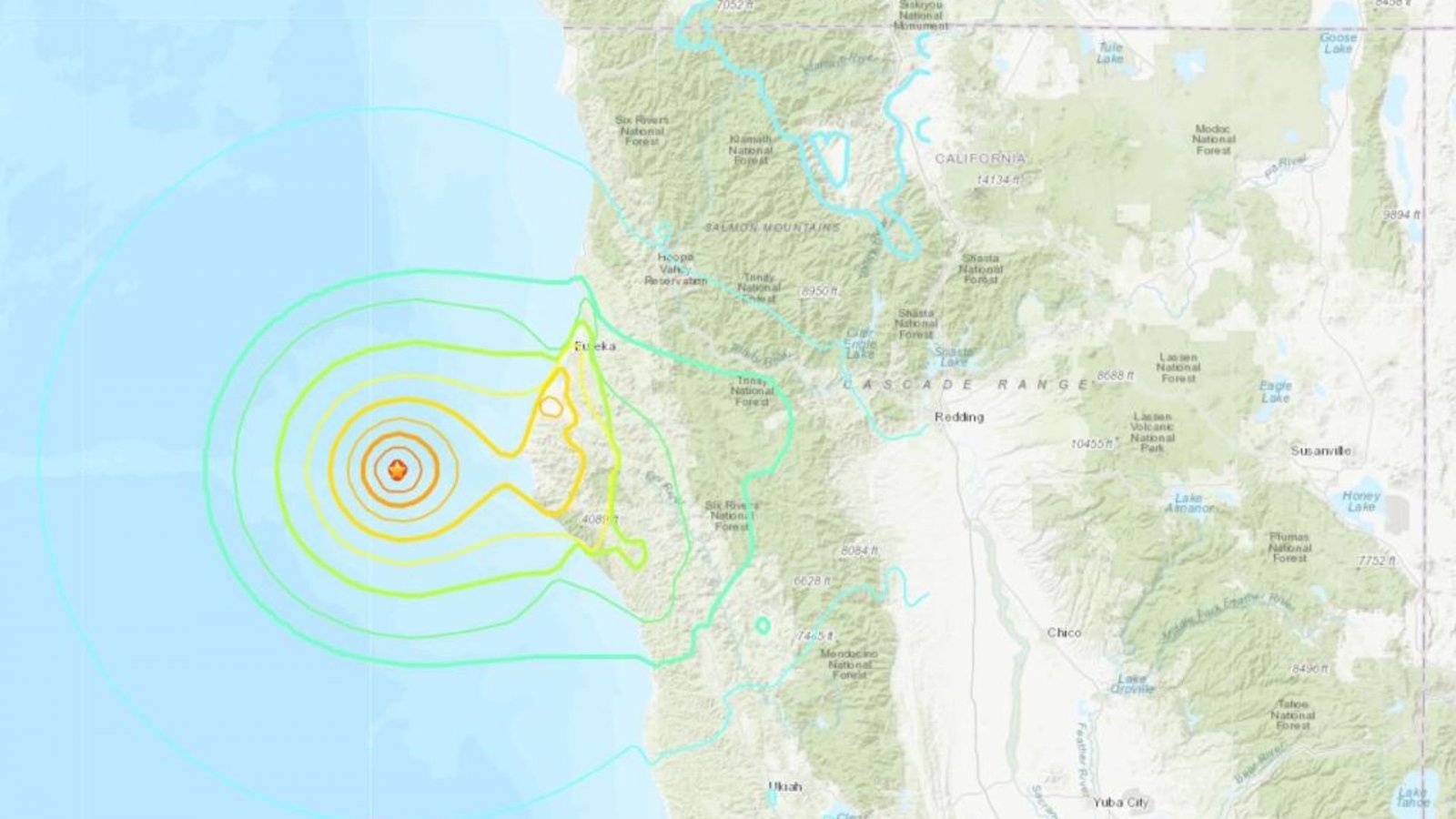 Sismo en California