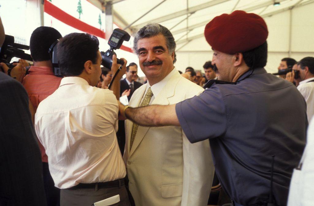 Rafik Hariri, sonriente en una imagen de archivo.