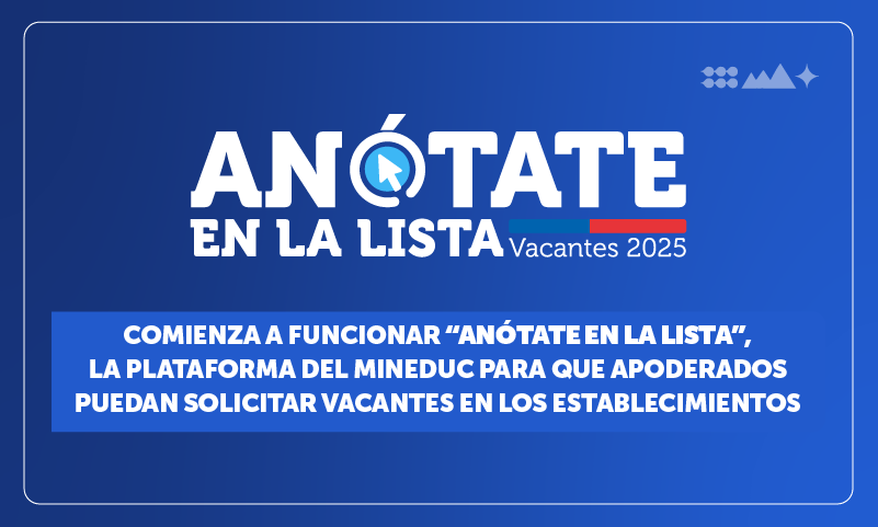 Anótate en la lista 2025.