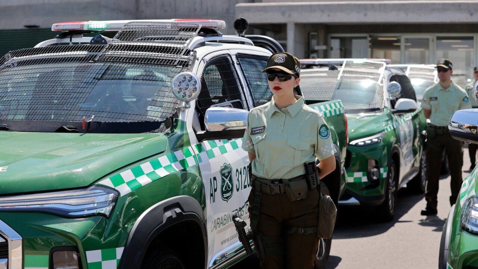 Nuevos vehículos de Carabineros