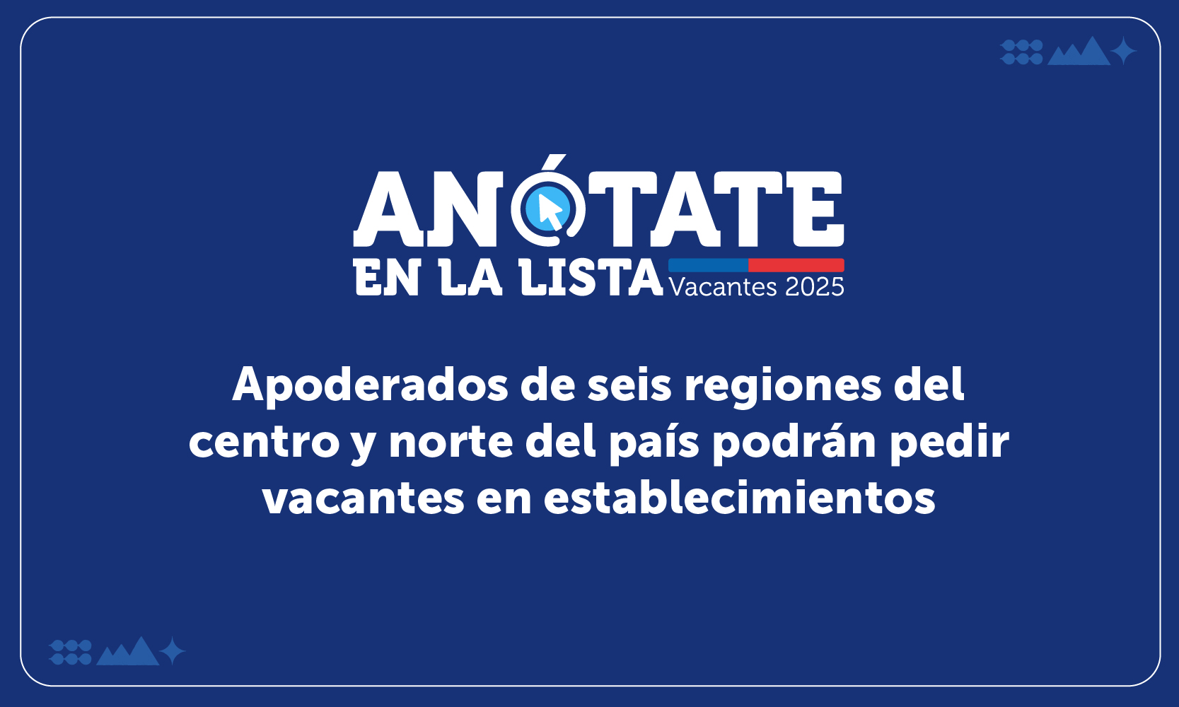 Anótate en la lista