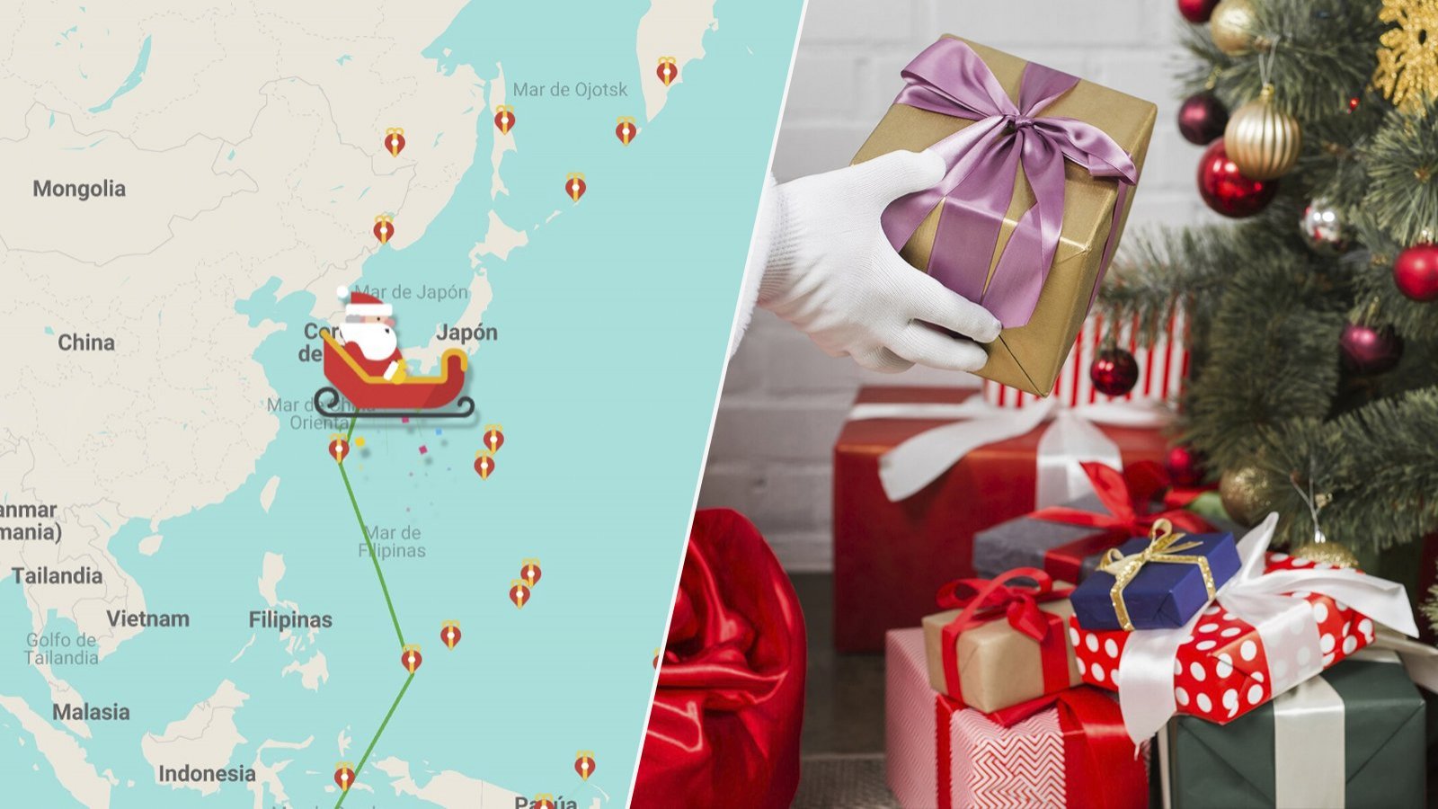 Santa Tracker y Viejito Pascuero. ¿Dónde viene el Viejito Pascuero?