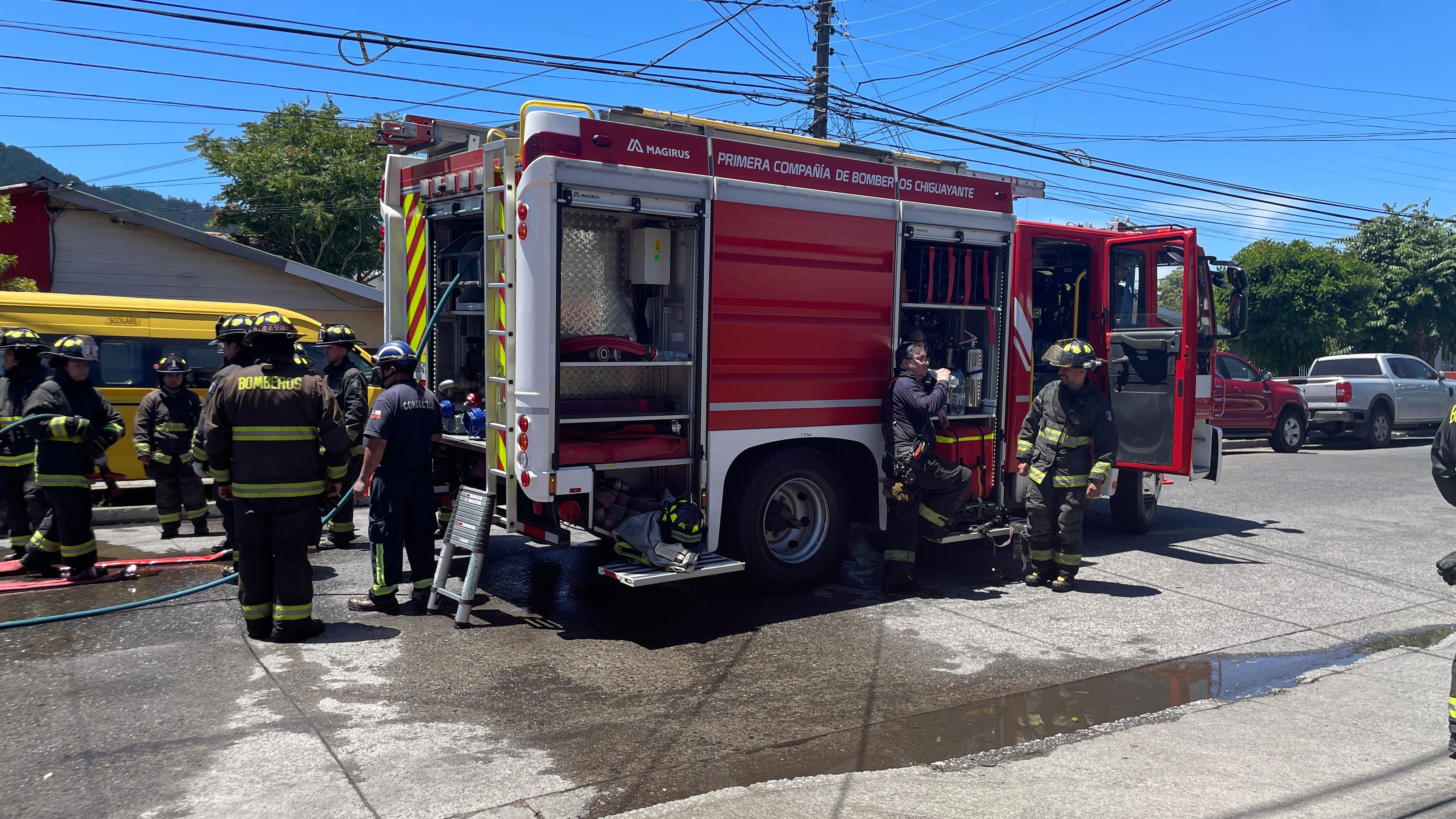 Incendio en Chiguayante