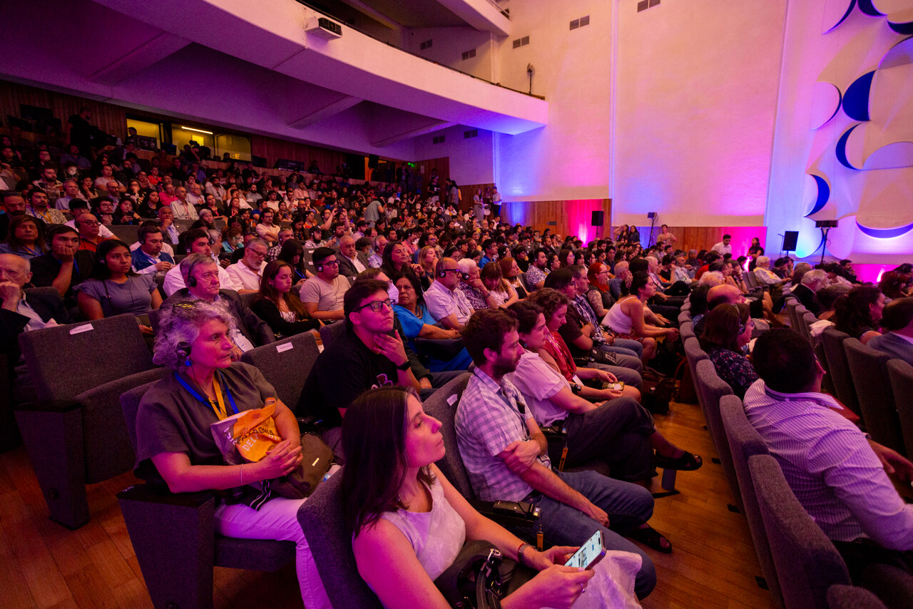 Asistentes del Congreso Futuro en una charla