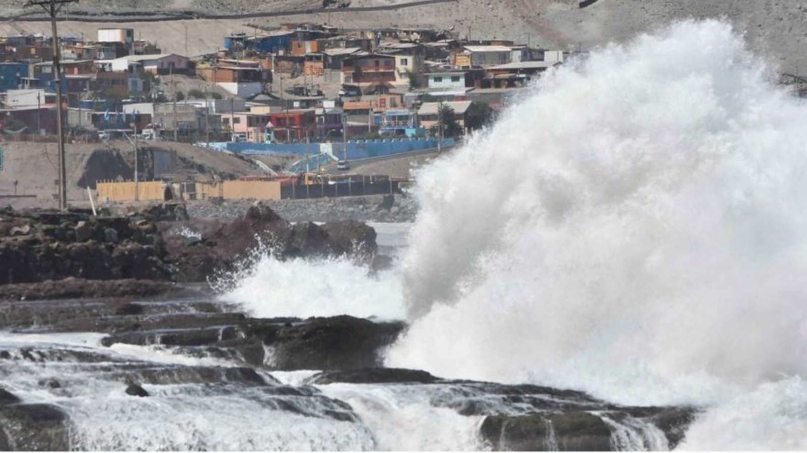 Marejadas anormales en Chile