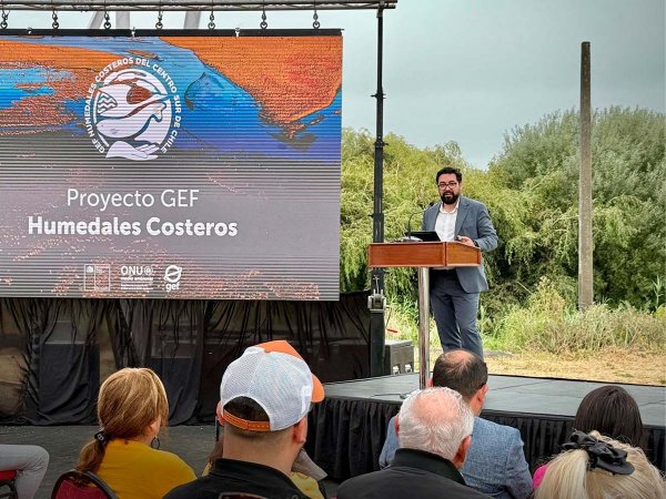 Vista del Parque Central de Hualpén durante la ceremonia de cierre del Proyecto GEF.