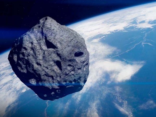 Imagen referencial de asteroide.