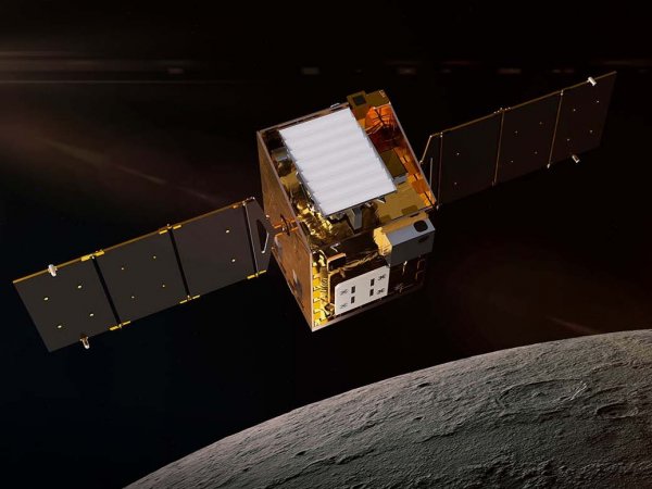 Sonda Lunar Trailblazer mapeando la superficie de la Luna en busca de agua.