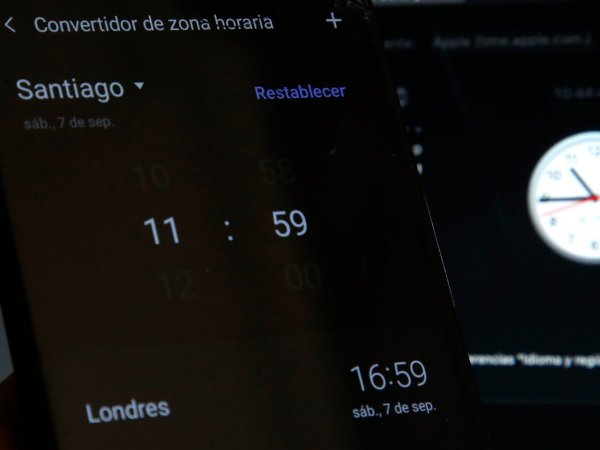 Cambio de hora 2025.
