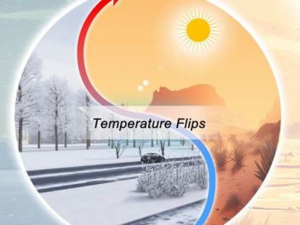 Cambios de temperaturas