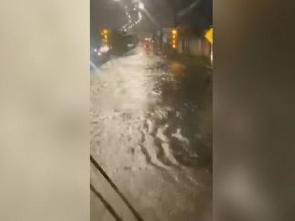 Viento y lluvia en el sur