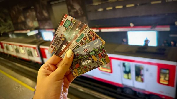 Tarjeta Bip! de Metro de Santiago con completos - Domino