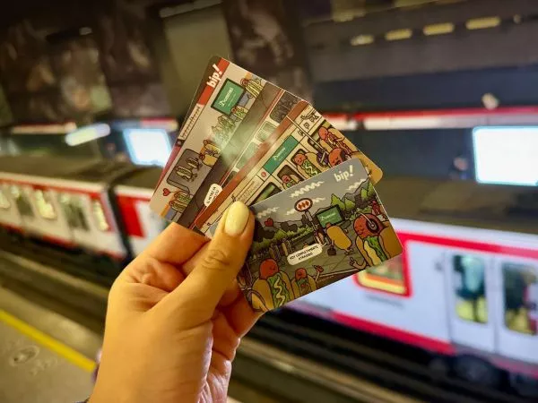 Tarjeta Bip! de Metro de Santiago con completos - Domino