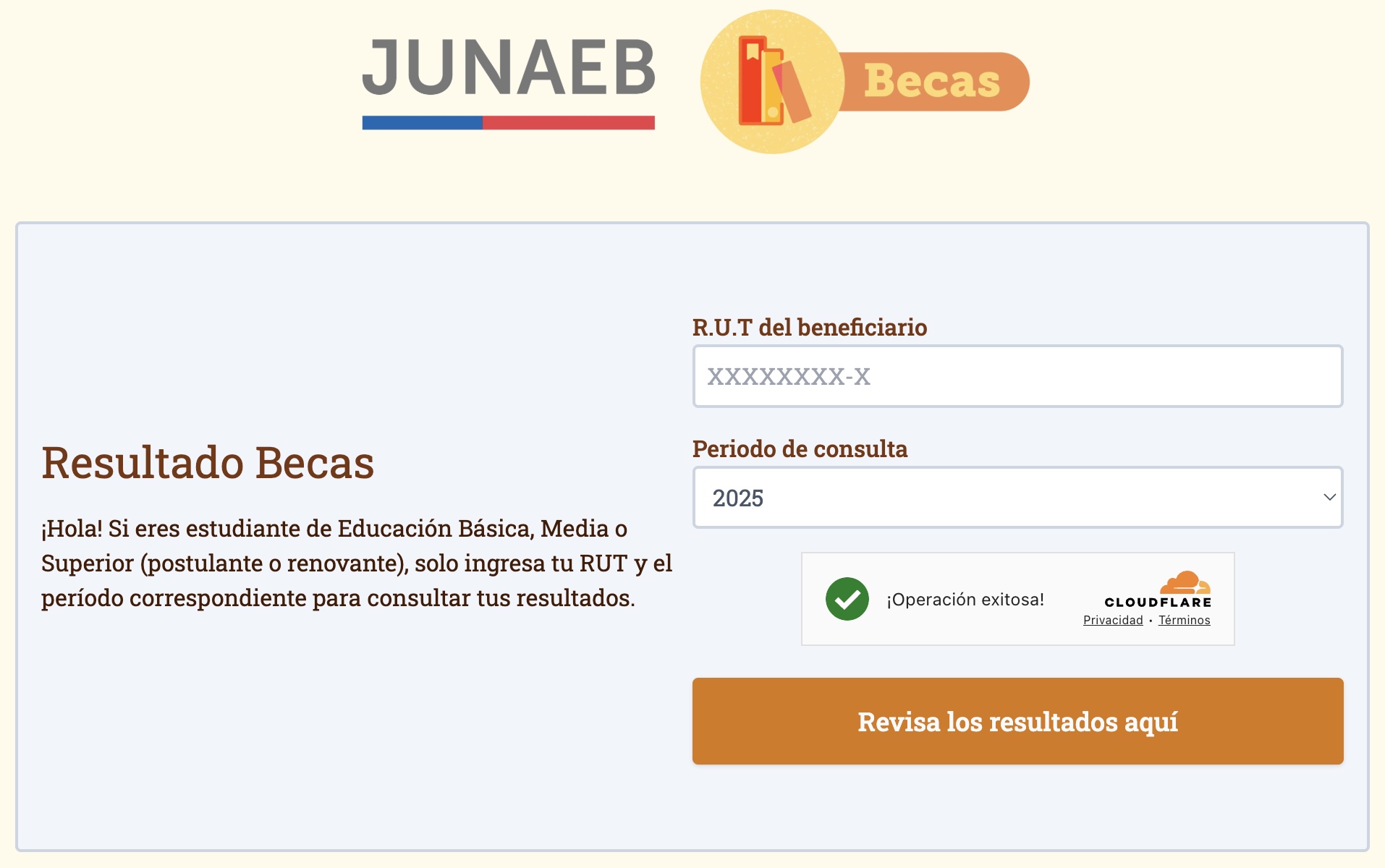 Resultados becas Junaeb 2025