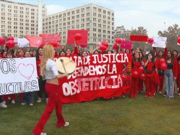 Manifestación de matronas