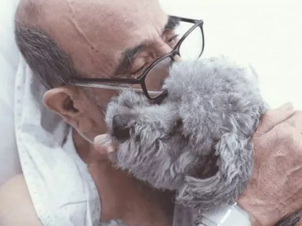 Paciente con su mascota