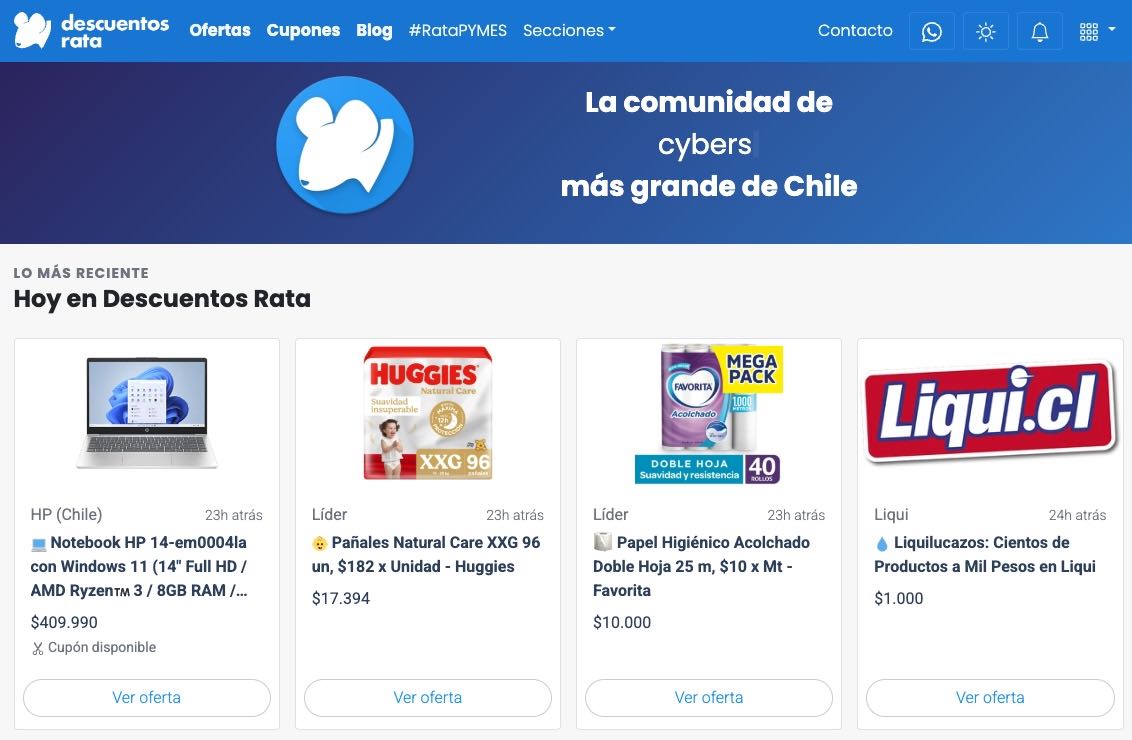 Descuentos Rata