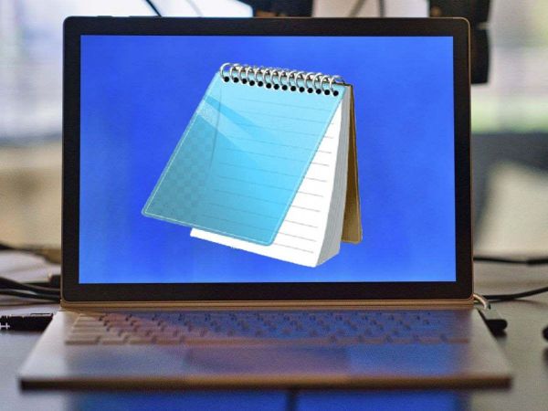 Microsoft Windows. Cambios en el Bloc de notas