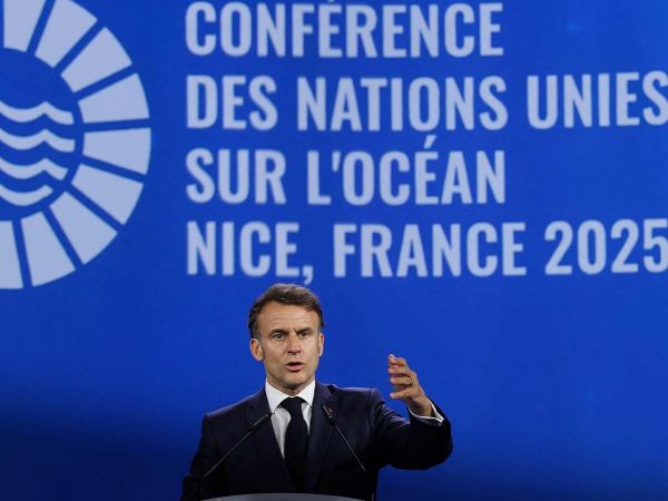 Emmanuel Macron, en la tercera Conferencia de las Naciones Unidas sobre los Océanos (UNOC 3).