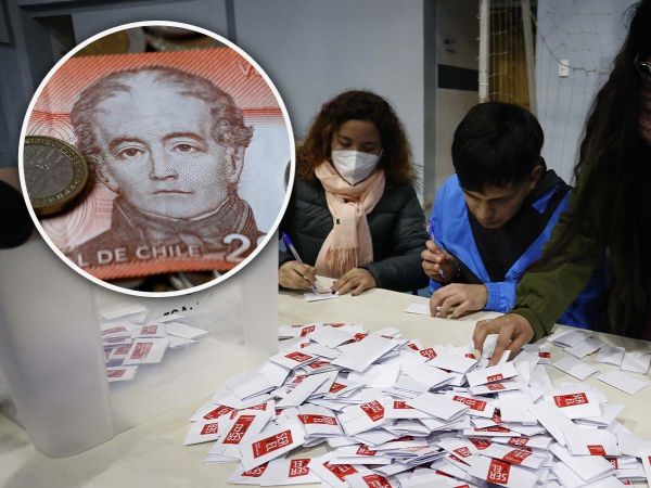 Vocales de mesa. Billetes. Dinero