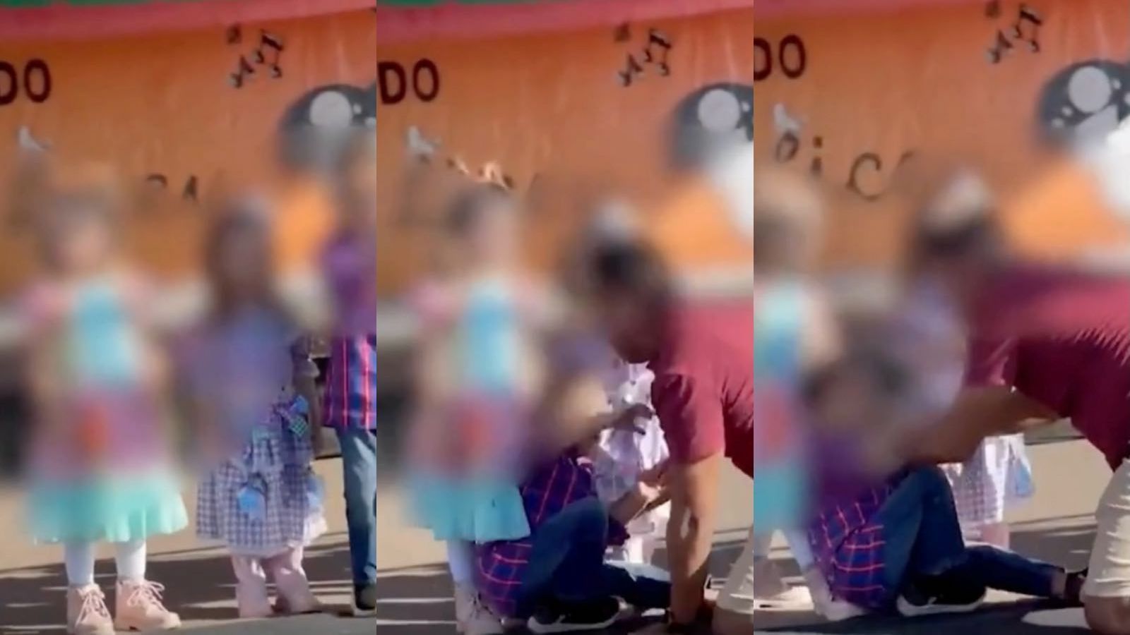 Hombre ataca a niño en Brasil