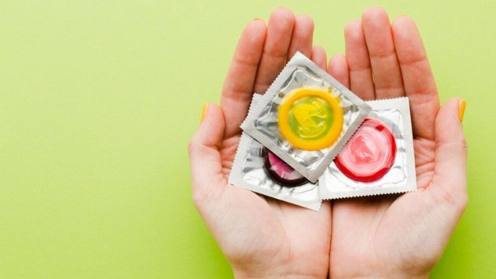 Condones de distintos colores