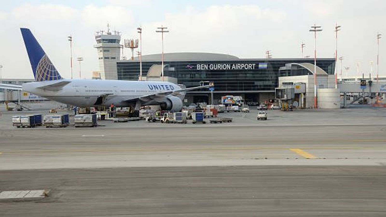 Aeropuerto de Ben Gurion en Israel