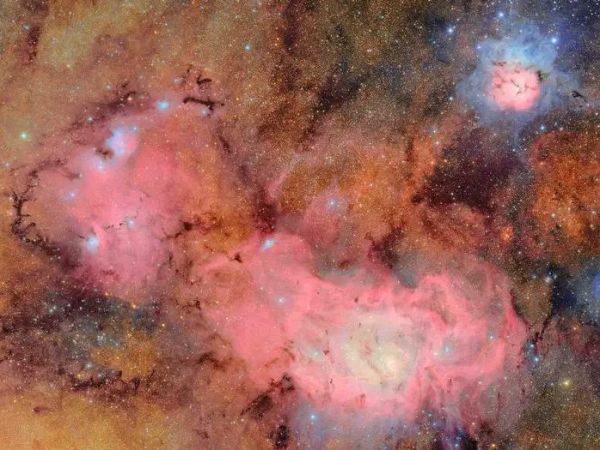 Foto del universo capturado desde el Observatorio Vera Rubin