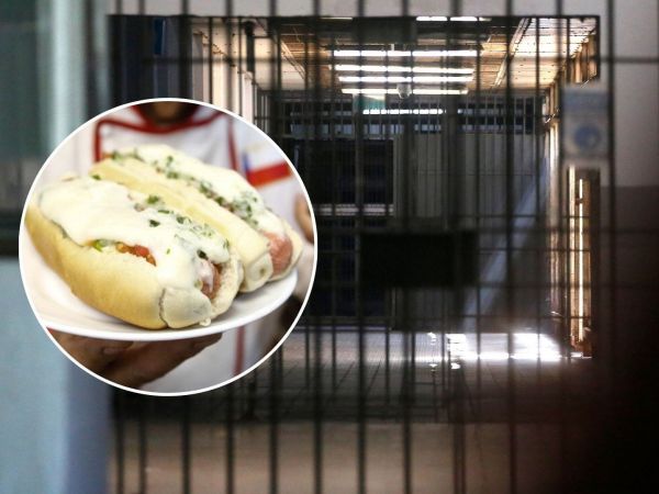 Completos junto foto referencial de cárcel