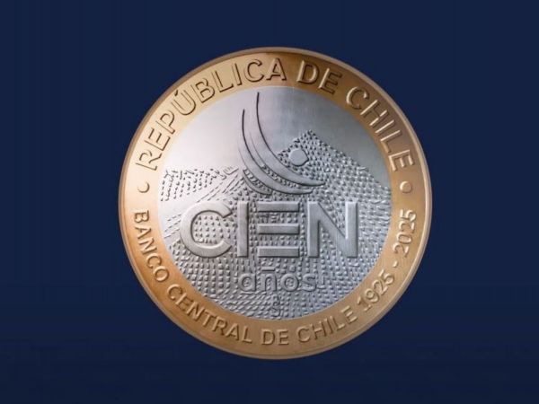 Nueva moneda de 100 pesos