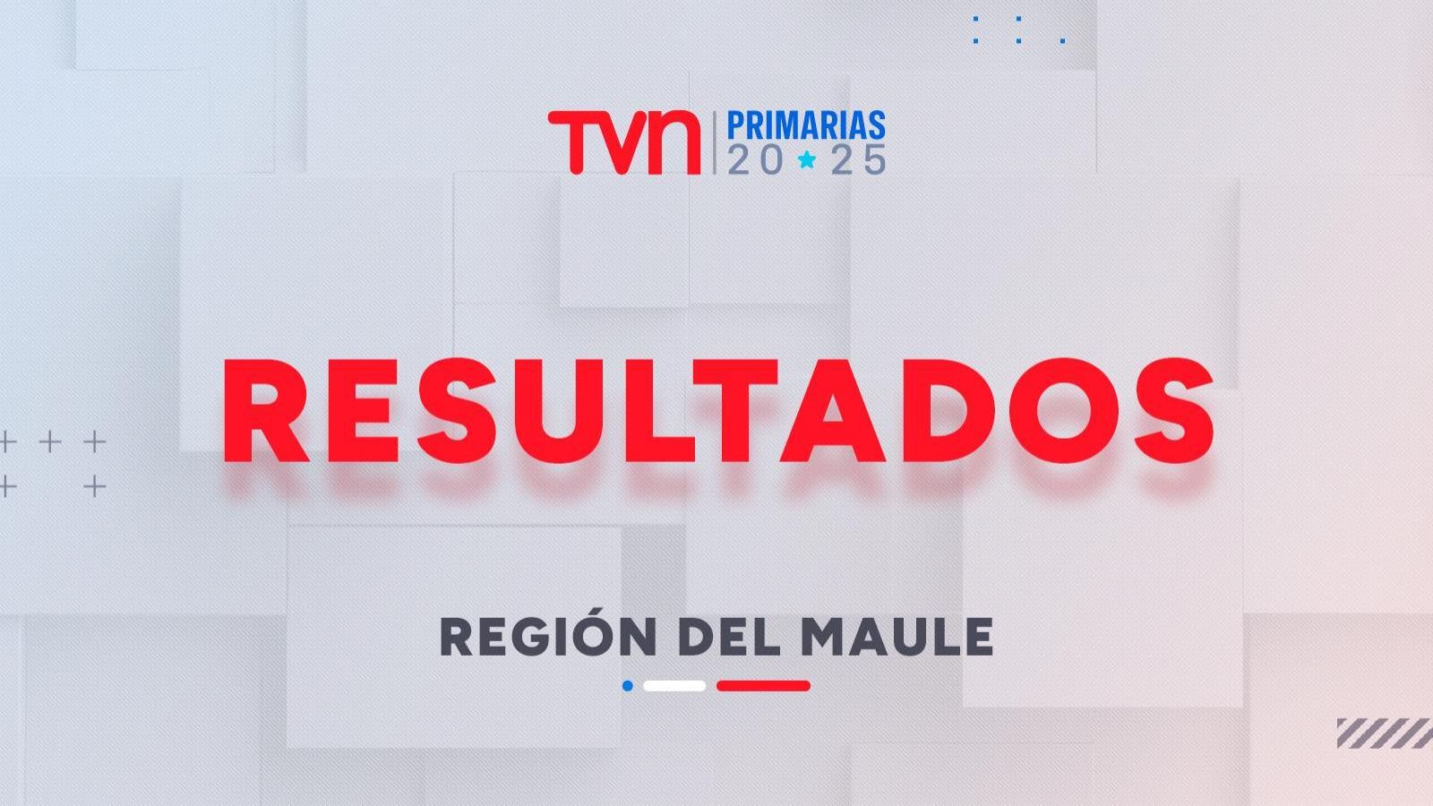 Resultados elecciones Primarias 2025 en Maule