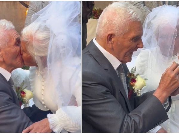 Adultos mayores en su matrimonio