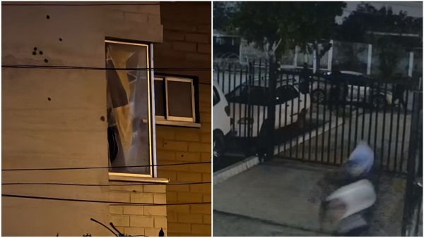 departamento baleado y video de balacera