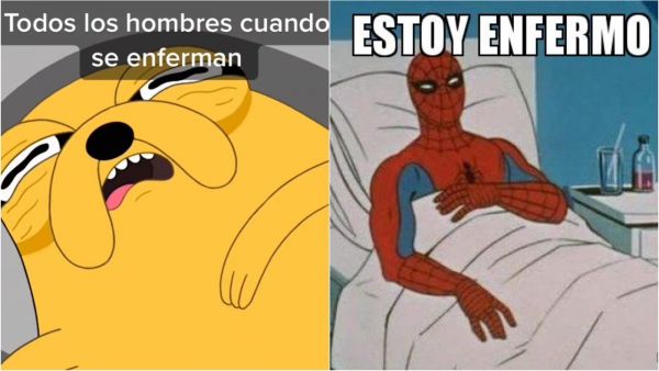 Meme de hombres enfermos