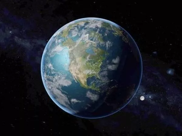 Planeta Tierra, representación en 3D